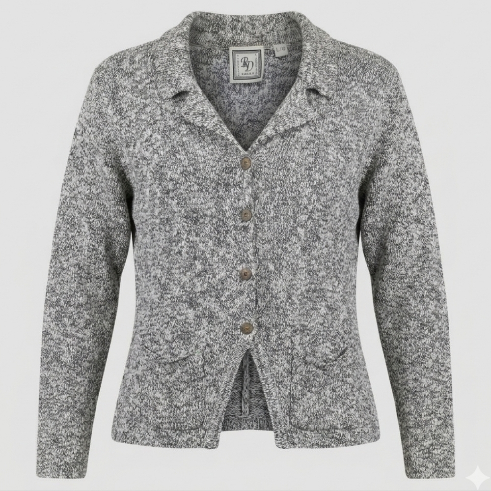 Vintage 90s L’Equipe Extra Cardigan - 100% Cotton